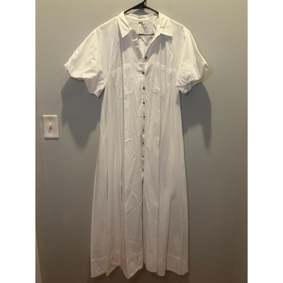 Free People White Summer Special Maxi Dress Size Medium - Picture 4 of 8
